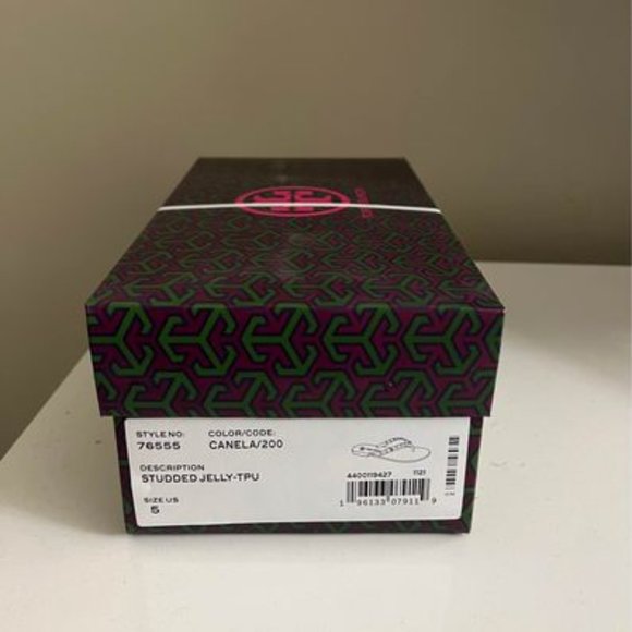 Tory Burch Women's Studded Jelly Thong Sandals - Picture 9 of 17